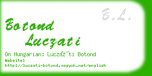 botond luczati business card